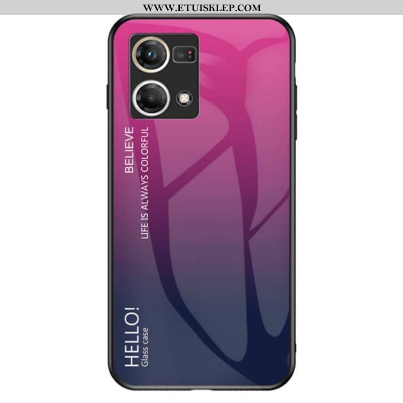 Etui do Oppo Reno 7 Szkło Hartowane Witam